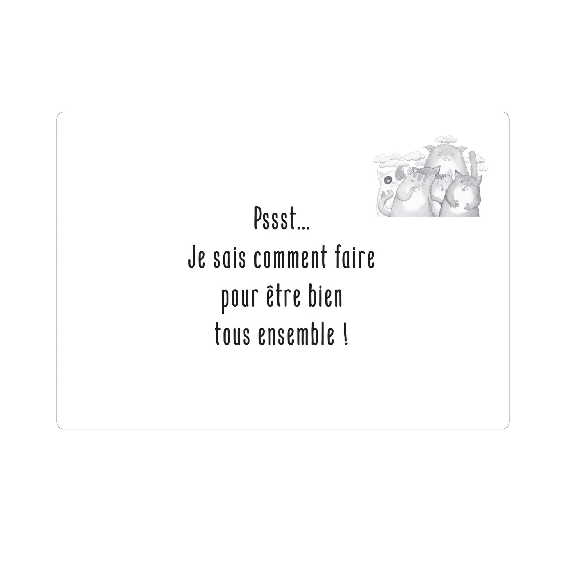 Pssst... On vit tous ensemble ! - kamishibaï