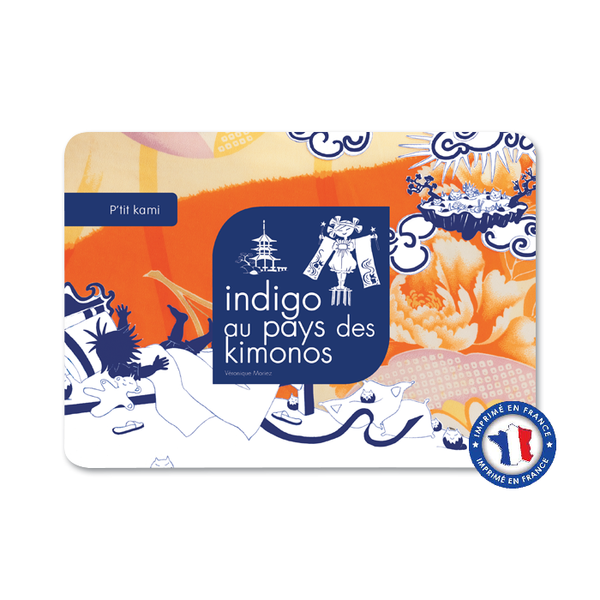 Couverture du kamishibaï Indigo au pays des kimonos